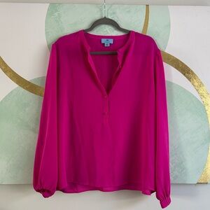 NWT CeCe Button Front Blouse